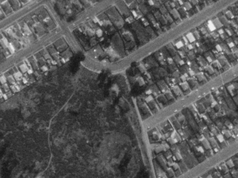 73 Effingham Street from the air, 1975-1979