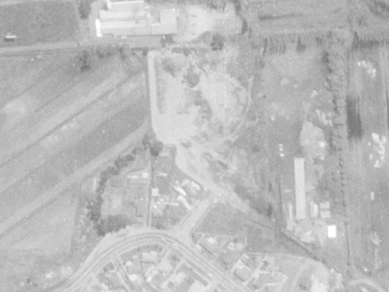 280 Lake Terrace Road from the air, 1975-1979