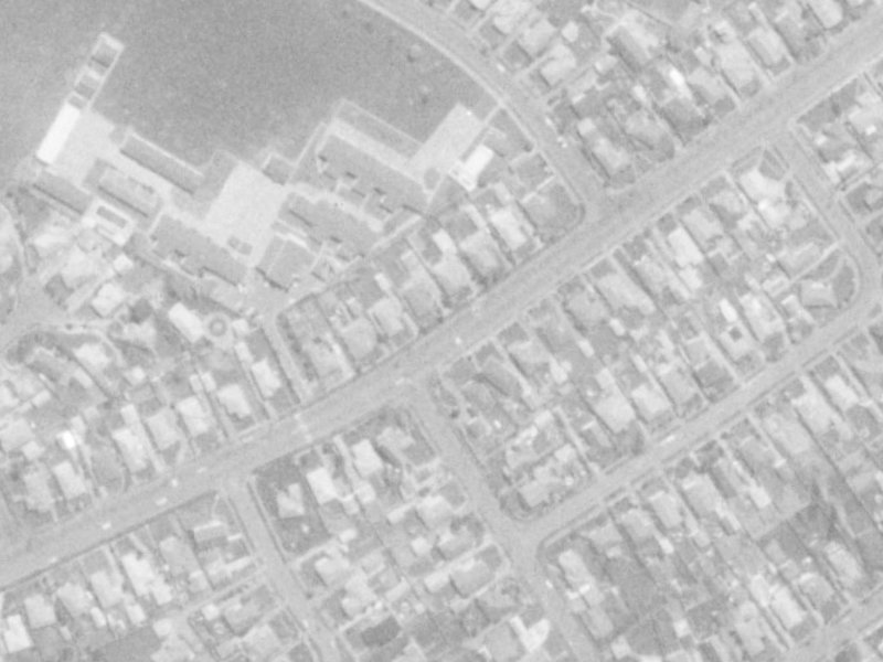 67 Farrington Avenue from the air, 1975-1979