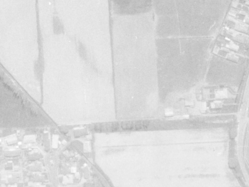 12 East Ellington Drive from the air, 1975-1979
