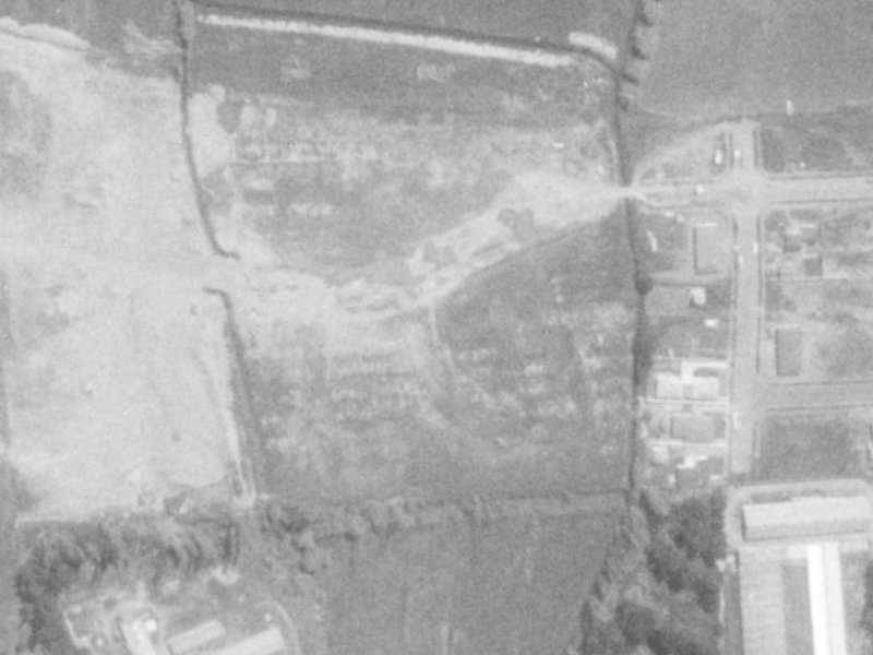 48 Lakewood Drive from the air, 1975-1979