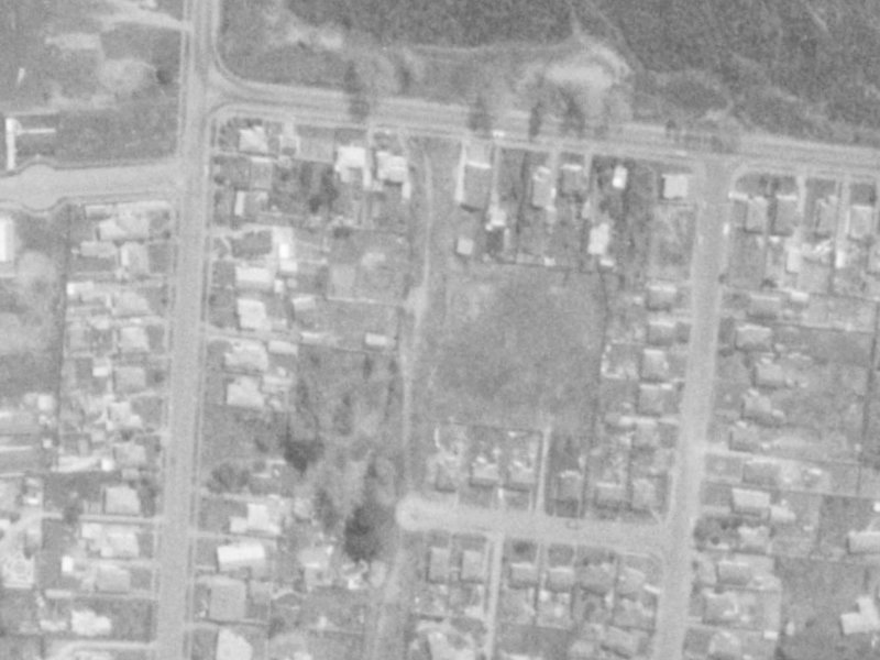 1–2 Casa Blanca Lane from the air, 1975-1979