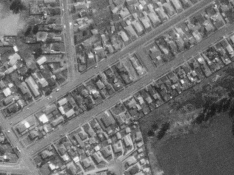 136 Tedder Avenue from the air, 1975-1979