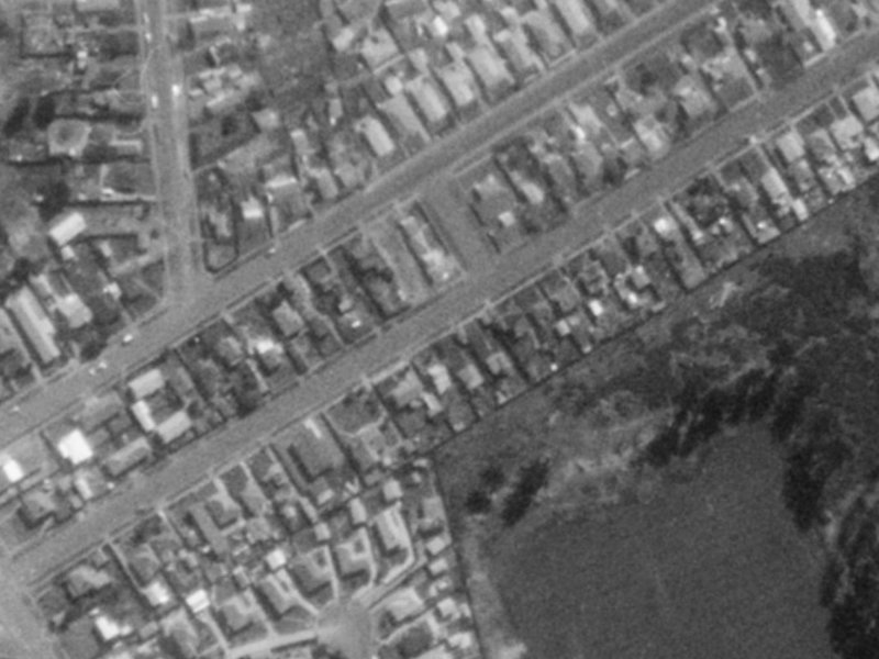 125 Tedder Avenue from the air, 1975-1979