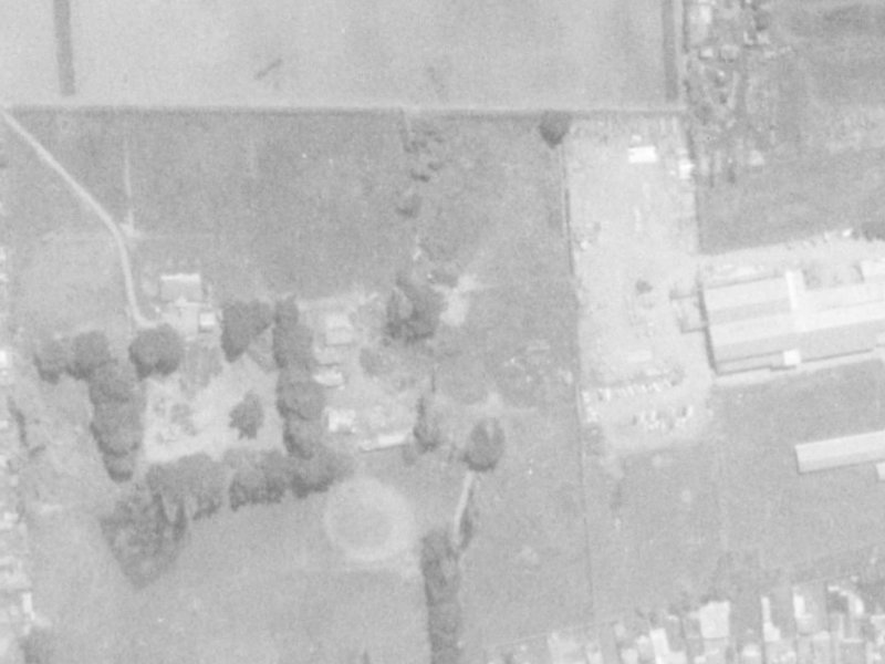 15 Palm Drive from the air, 1975-1979