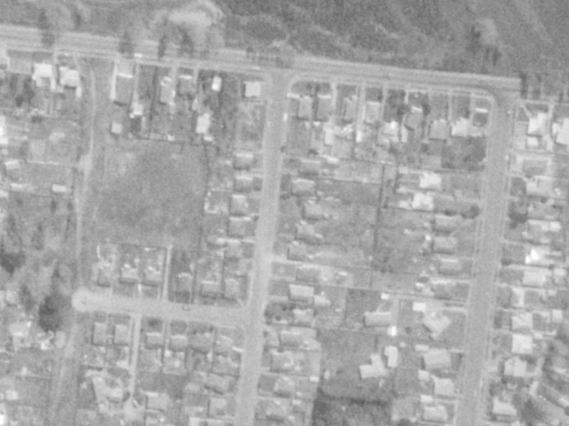 81-91 Baynes Street from the air, 1975-1979