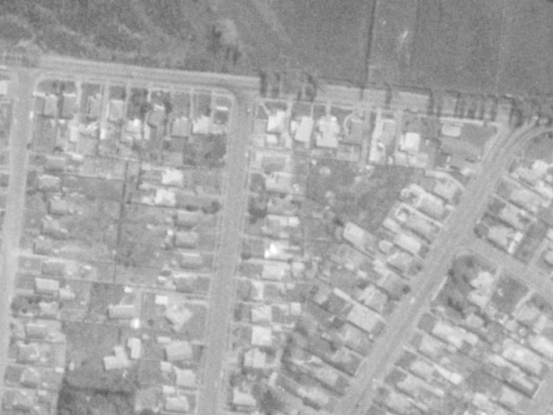 50 Parnwell Street from the air, 1975-1979