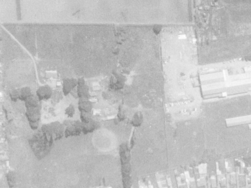 Palm Drive from the air, 1975-1979