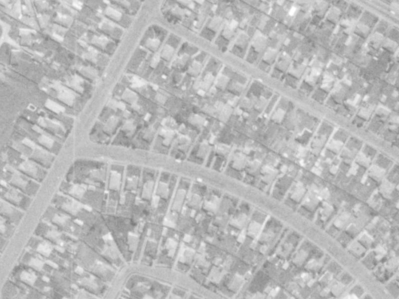 13 Richards Avenue from the air, 1975-1979
