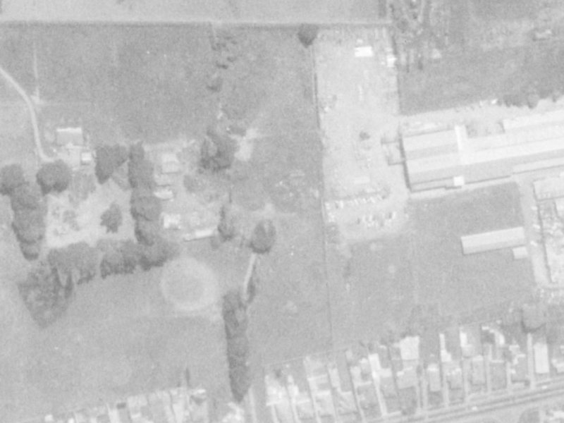 14 Palm Drive from the air, 1975-1979
