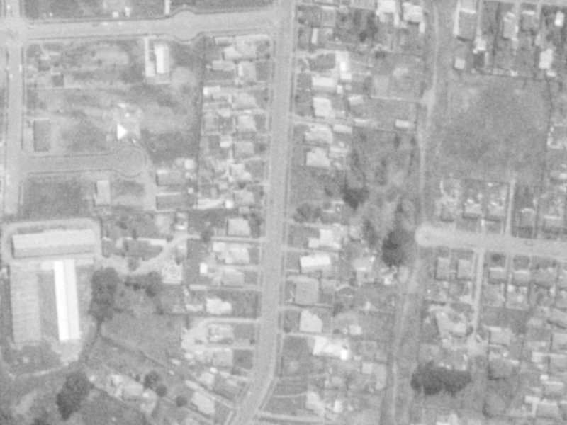 102 Burwood Road from the air, 1975-1979