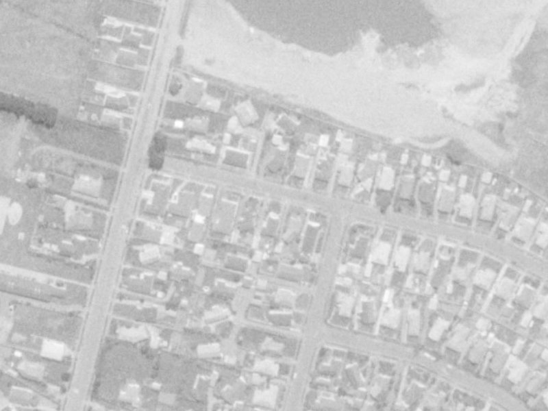 97 Teesdale Street from the air, 1975-1979
