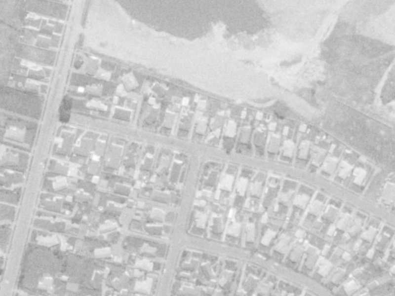92 Teesdale Street from the air, 1975-1979