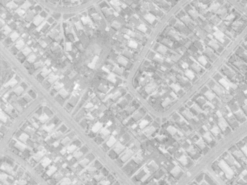43 Liverton Crescent from the air, 1975-1979