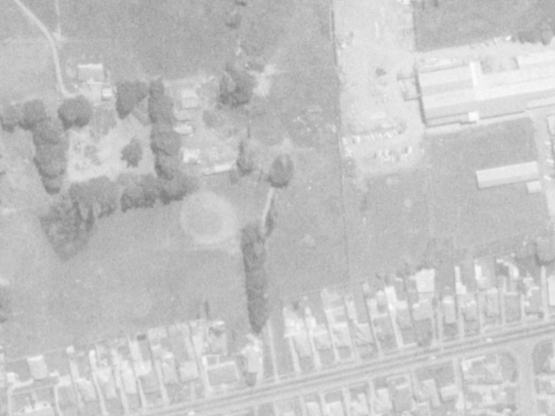 10 Palm Drive from the air, 1975-1979
