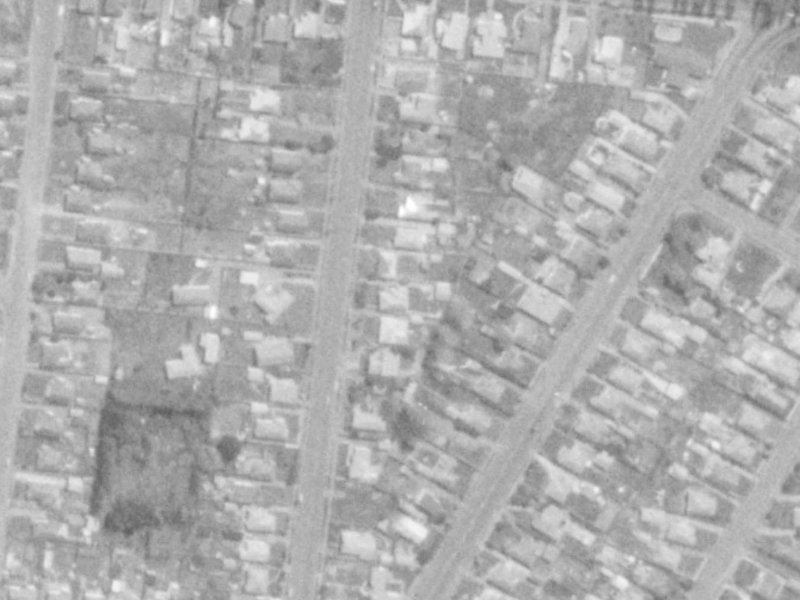 40 Parnwell Street from the air, 1975-1979