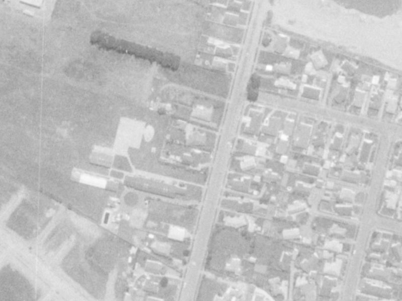 121 Roydvale Avenue from the air, 1975-1979