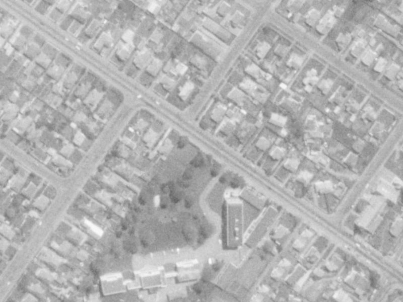 97 Harewood Road from the air, 1975-1979