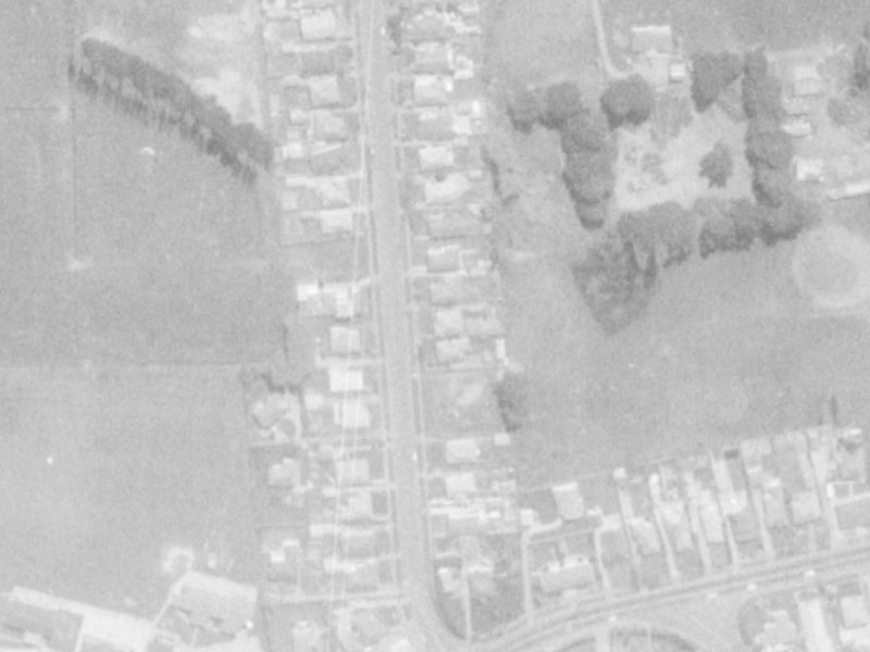 16 Clearbrook Street from the air, 1975-1979