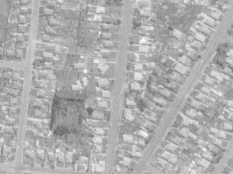 Parnwell Street from the air, 1975-1979