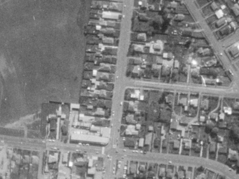 29 Saltaire Street from the air, 1975-1979
