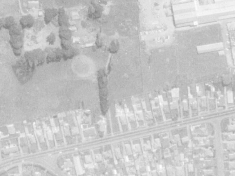 4 Palm Drive from the air, 1975-1979
