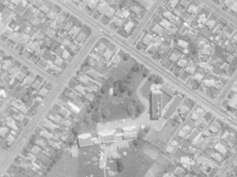 6 Marble Wood Drive from the air, 1975-1979