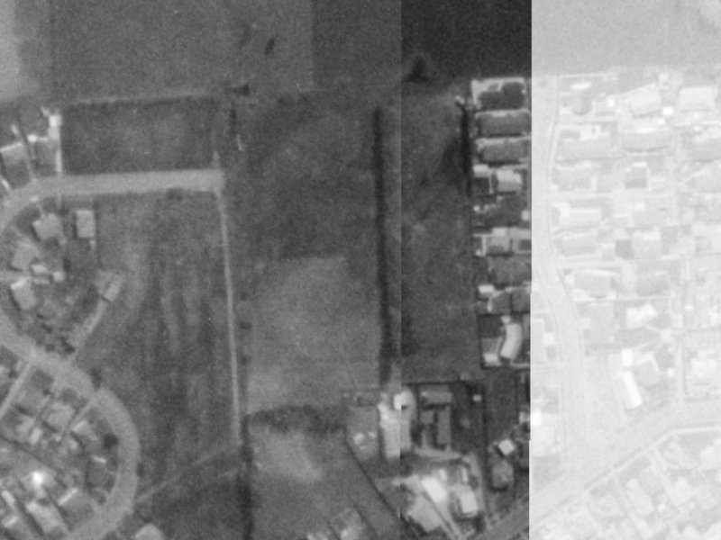 19 Wanaka Place from the air, 1975-1979