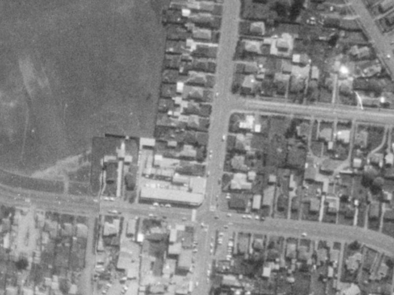217 Bower Avenue from the air, 1975-1979