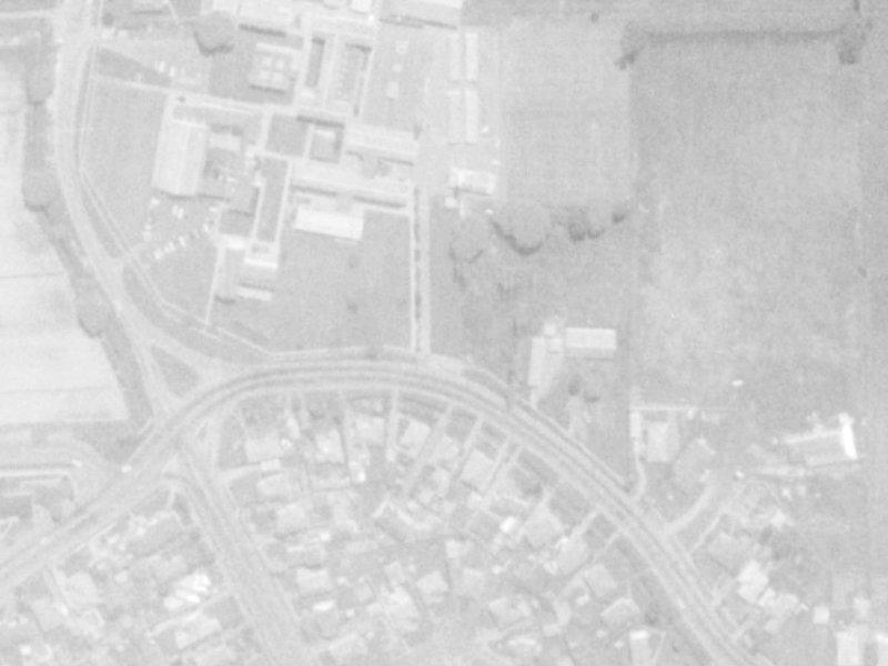 542 Innes Road from the air, 1975-1979