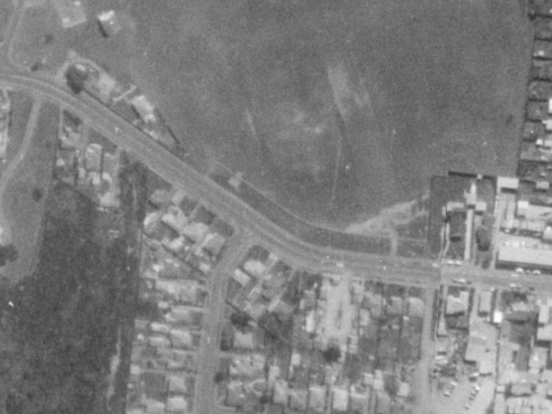 Travis Road from the air, 1975-1979