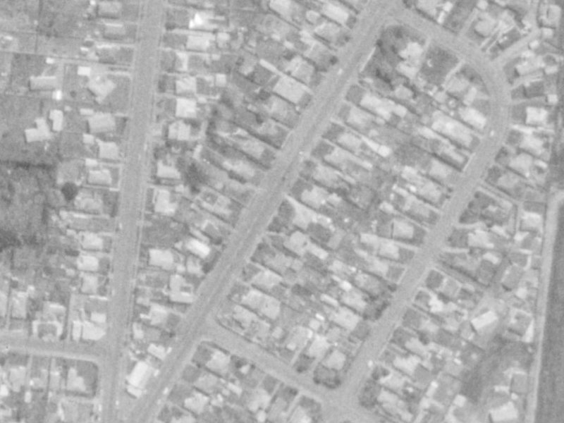 74 Bassett Street from the air, 1975-1979