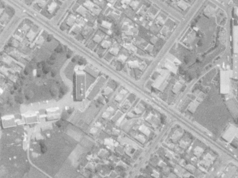 3 Harewood Road from the air, 1975-1979
