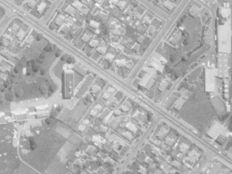 72 Harewood Road from the air, 1975-1979