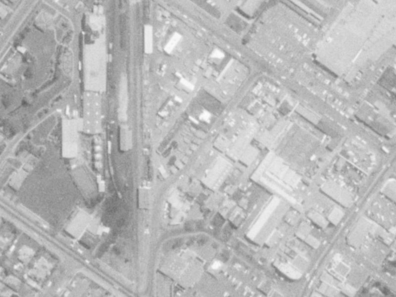 4A Restell Street from the air, 1975-1979