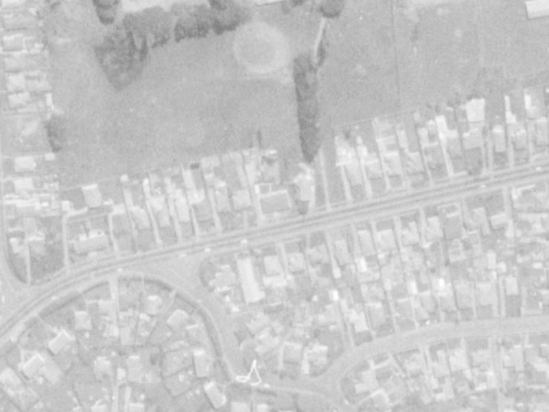 99 Briggs Road from the air, 1975-1979