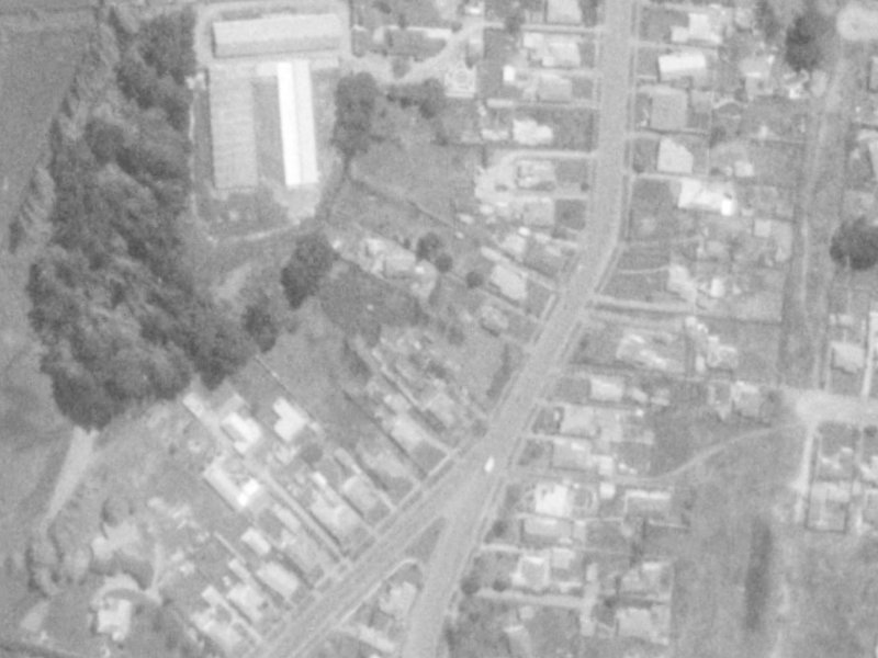 23 Stillwater Avenue from the air, 1975-1979
