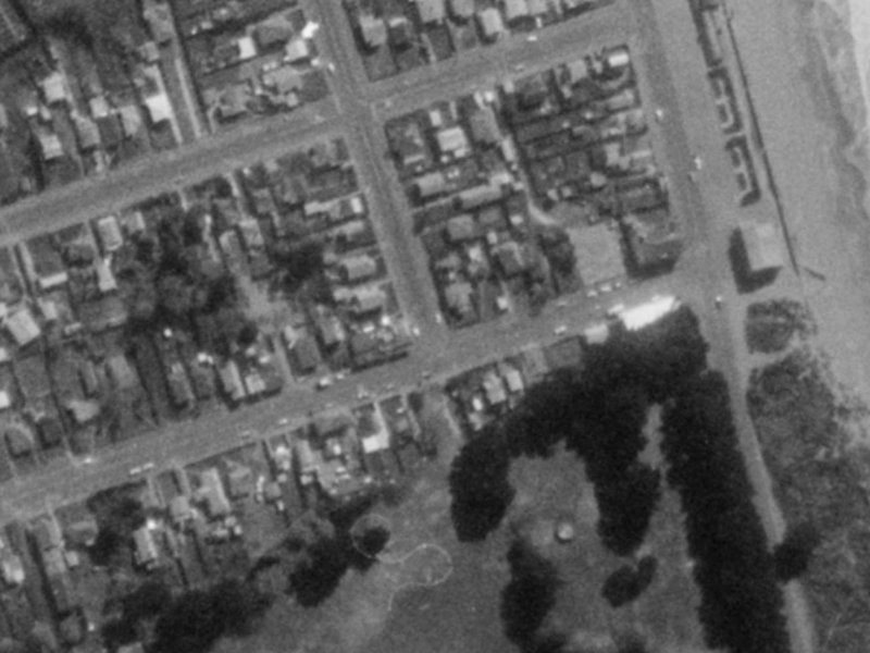 34 Bowhill Road from the air, 1975-1979