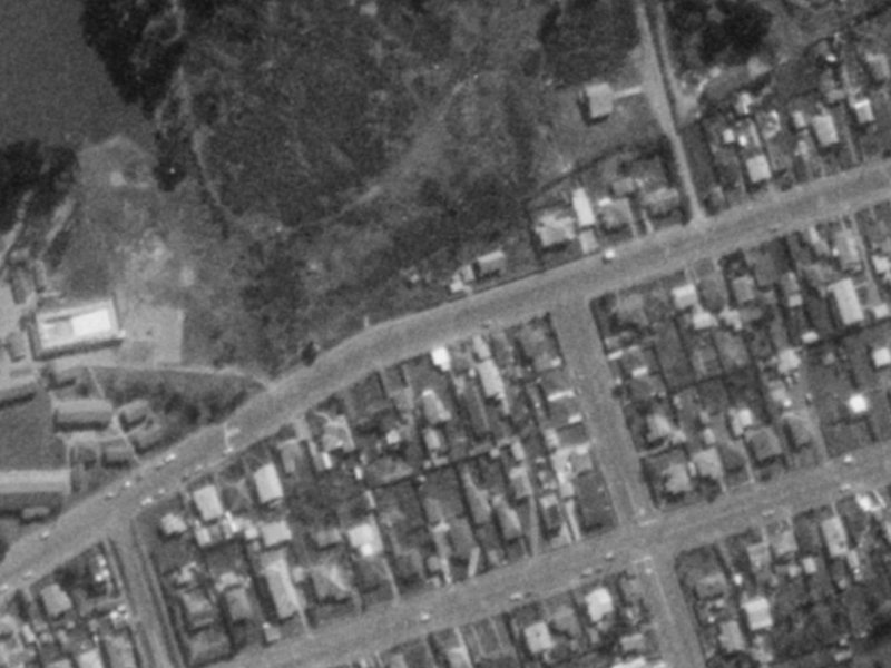 95 Leaver Terrace from the air, 1975-1979