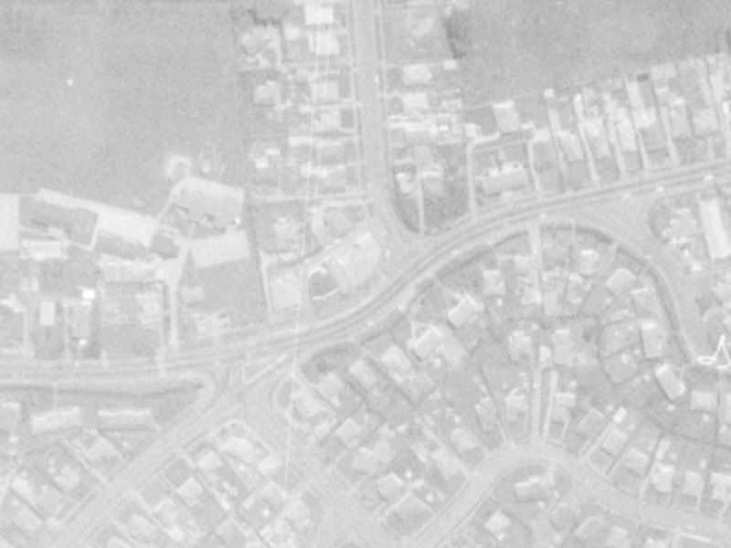 75C Briggs Road from the air, 1975-1979