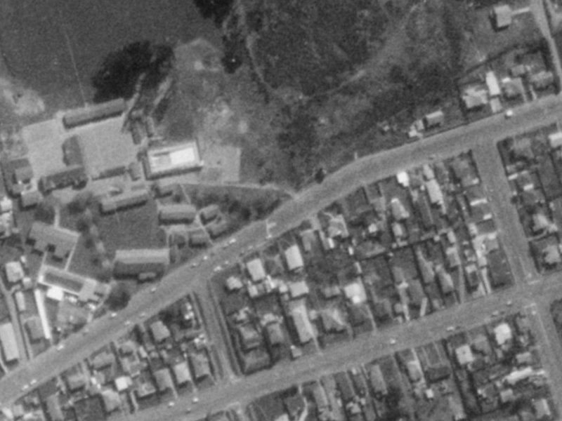 92A Leaver Terrace from the air, 1975-1979