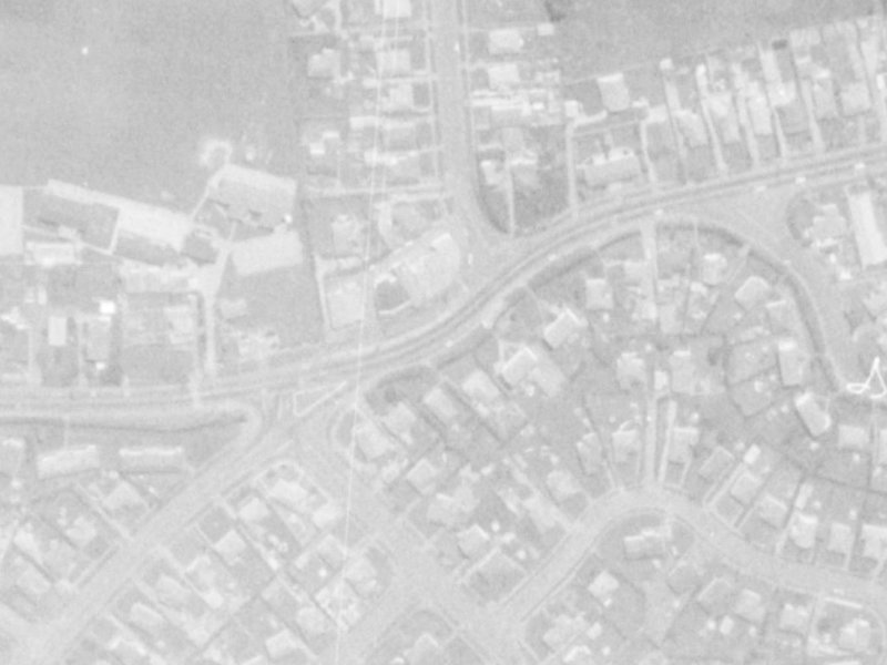 77D Briggs Road from the air, 1975-1979