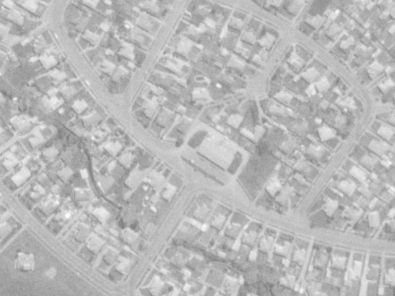 88 Harris Crescent from the air, 1975-1979