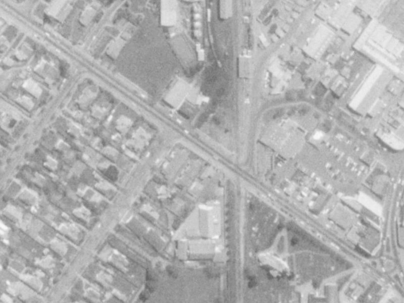 35 Harewood Road from the air, 1975-1979