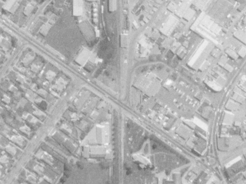 28RR Harewood Road from the air, 1975-1979