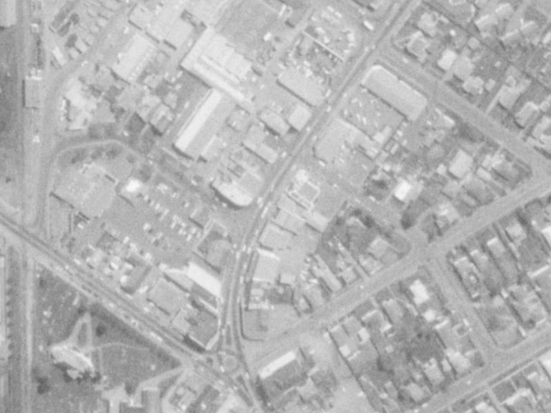 20 Main North Road from the air, 1975-1979
