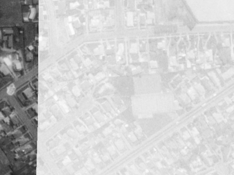 98 Mahars Road from the air, 1975-1979