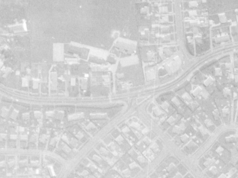 63 Briggs Road from the air, 1975-1979