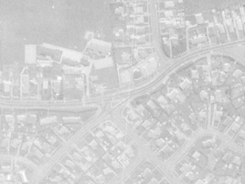 73 Briggs Road from the air, 1975-1979