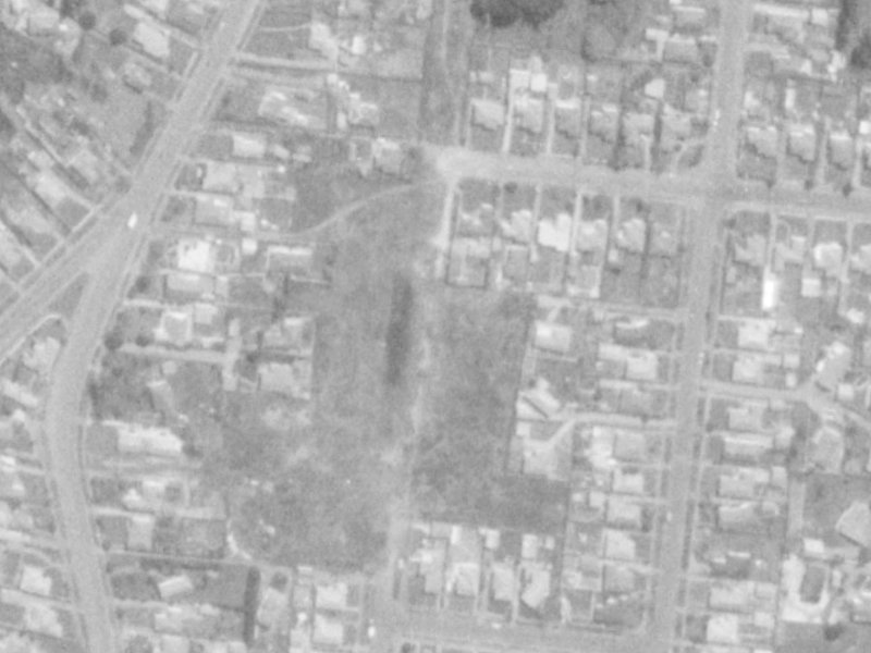 Glenconnor Place from the air, 1975-1979